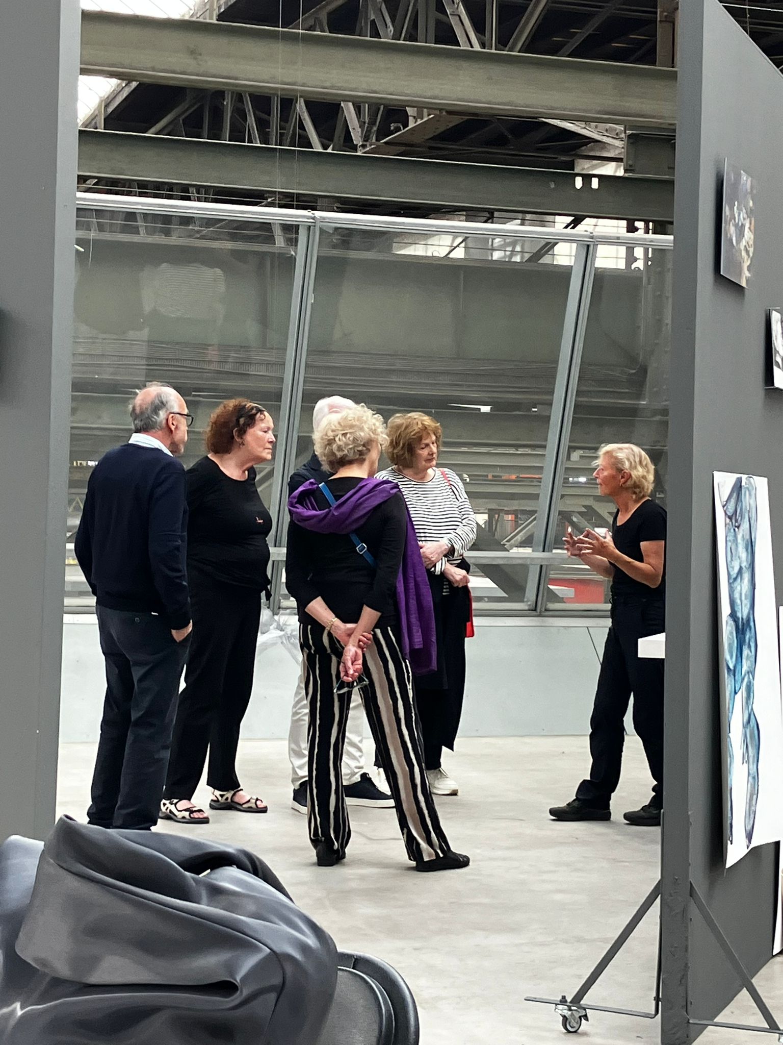 Kunstwerk in een tentoonstelling